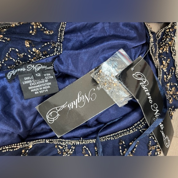 Pisarro Nights beaded embellished dress size 12 NET - Picture 7 of 7